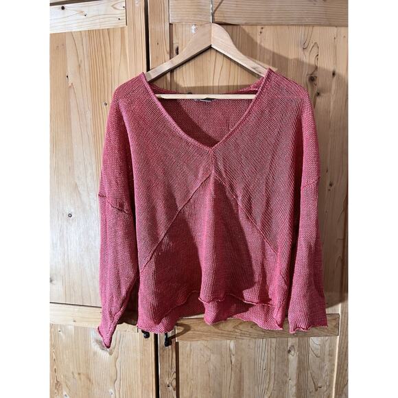 Helmut Lang Linen Knit Summer Long Sleeve Top Size S - Picture 1 of 10